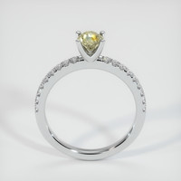 0.62 Ct. Bi Color Sapphire Ring, 18K White Gold 3