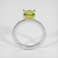 2.08 Ct. Bi Color Sapphire Ring, 18K White Gold 3