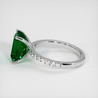 2.65 Ct. Emerald Ring, 18K White Gold 4