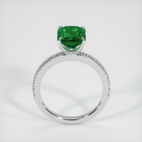 2.18 Ct. Emerald Ring, 18K White Gold 3