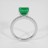 2.02 Ct. Emerald Ring, 18K White Gold 3