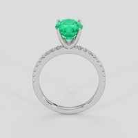 2.46 Ct. Emerald Ring, 18K White Gold 3