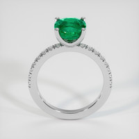 2.32 Ct. Emerald Ring, 18K White Gold 3