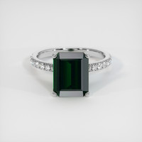 3.17 Ct. Gemstone Ring, 18K White Gold 1