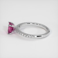 1.22 Ct. Sapphire Ring, 18K White Gold 4