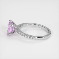2.14 Ct. Sapphire Ring, 18K White Gold 4