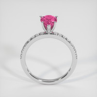 2.07 Ct. Sapphire Ring, 18K White Gold 3
