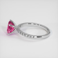 2.07 Ct. Sapphire Ring, 18K White Gold 4