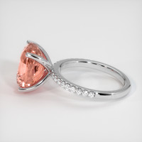 8.08 Ct. Sapphire Ring, 18K White Gold 4
