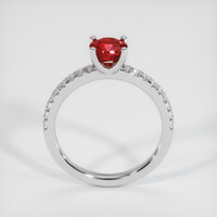 Ruby Ring 0.85 Ct., 18K White Gold Preview