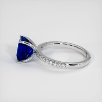 2.62 Ct. Sapphire Ring, 18K White Gold 4