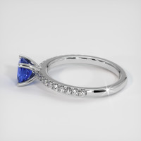 1.22 Ct. Sapphire Ring, 18K White Gold 4