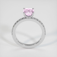 2.08 Ct. Pink Sapphire Ring, 18K White Gold 3