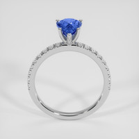 1.75 Ct. Blue Sapphire Ring, 18K White Gold 3