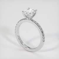 2.05 Ct. White Sapphire Ring, 18K White Gold 2