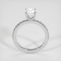 2.05 Ct. White Sapphire Ring, 18K White Gold 3