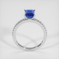 2.16 Ct. Sapphire Ring, 18K White Gold 3