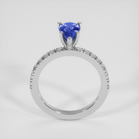 2.13 Ct. Blue Sapphire Ring, 18K White Gold 3