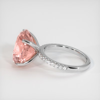 12.01 Ct. Sapphire Ring, 18K White Gold 4