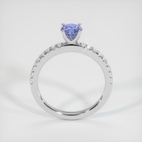 0.75 Ct. Sapphire Ring, 18K White Gold 3