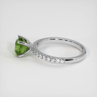 1.54 Ct. Sapphire Ring, 18K White Gold 4