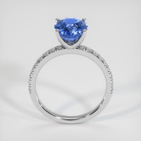 4.30 Ct. Blue Sapphire Ring, 18K White Gold 3