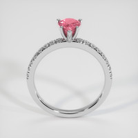 1.92 Ct. Pink Sapphire Ring, 18K White Gold 3