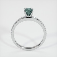 0.48 Ct. Sapphire Ring, 18K White Gold 3