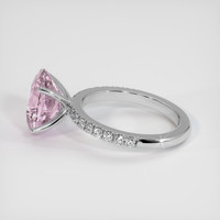 3.61 Ct. Sapphire Ring, 18K White Gold 4