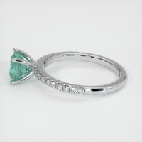 1.19 Ct. Sapphire Ring, 18K White Gold 4
