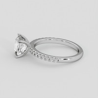 2.68 Ct. White Sapphire Ring, 18K White Gold 4