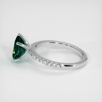 2.96 Ct. Sapphire Ring, 18K White Gold 4