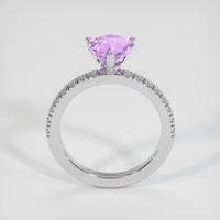 2.00 Ct. Sapphire Ring, 18K White Gold 3