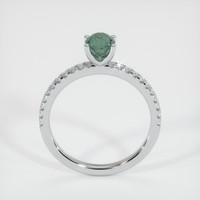 0.61 Ct. Sapphire Ring, 18K White Gold 3