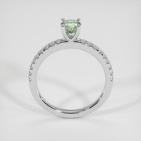 0.79 Ct. Sapphire Ring, 18K White Gold 3