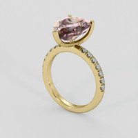 4.17 Ct. Bi Color Ametrine Ring, 10K Yellow Gold 2