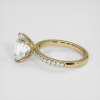 2.39 Ct. Rainbow Moonstone Ring, 10K Yellow Gold 4