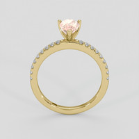 1.16 Ct. Padparadscha Sapphire Ring, 10K Yellow Gold 3