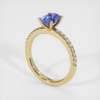 1.13 Ct. Sapphire Ring, 14K Yellow Gold 2