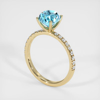 3.38 Ct. Gemstone Ring, 14K Yellow Gold 2