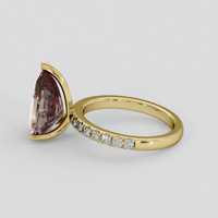 4.17 Ct. Bi Color Ametrine Ring, 14K Yellow Gold 4