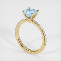 1.35 Ct. Gemstone Ring, 14K Yellow Gold 2