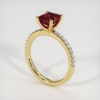 1.71 Ct. Gemstone Ring, 14K Yellow Gold 2