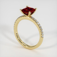 1.52 Ct. Gemstone Ring, 14K Yellow Gold 2