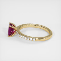 1.00 Ct. Sapphire Ring, 14K Yellow Gold 4