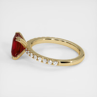 Ruby Ring 2.07 Ct. 14K Yellow Gold Preview