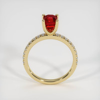 1.65 Ct. Ruby Ring, 14K Yellow Gold 3