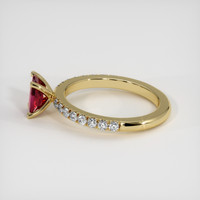 1.00 Ct. Ruby Ring, 14K Yellow Gold 4