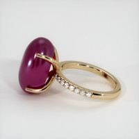 24.98 Ct. Ruby Ring, 14K Yellow Gold 4
