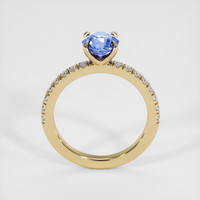 1.04 Ct. Blue Sapphire Ring, 14K Yellow Gold 3
